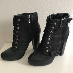 Black Trouve high ankle boots